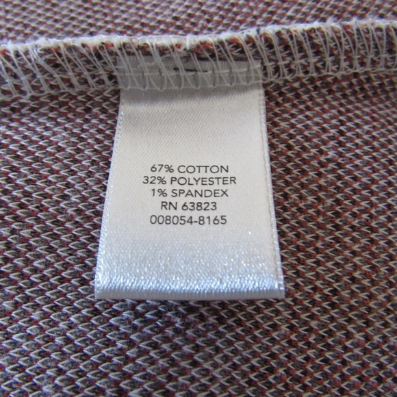 Christopher Banks CJ Pink White Gray Textured Knit Top XL 3/4 Sleeves Pockets - Picture 8 of 11